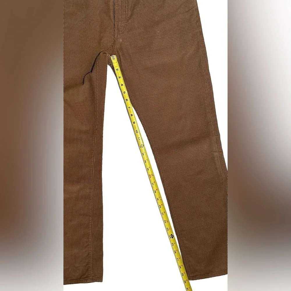 J CREW JEANS CUT CORDUROY PANTS 34 X 30 COTTON 36 SLIM FIT 5 POCKET MENS